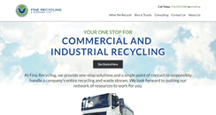 Desktop Screenshot of finerecycling.com